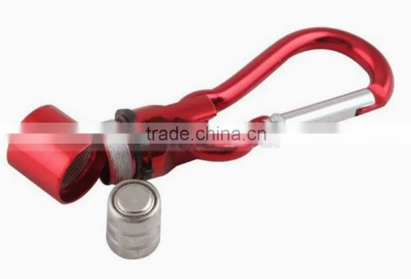 Promotion Gift Pet Neck Location LED Flash Light Carabiner Lamp