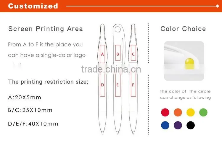 High quality hot selling classic modern custom school pen wholesale promotion logo
