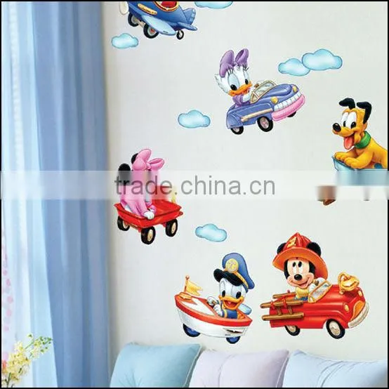 kids funny animals wall stickers