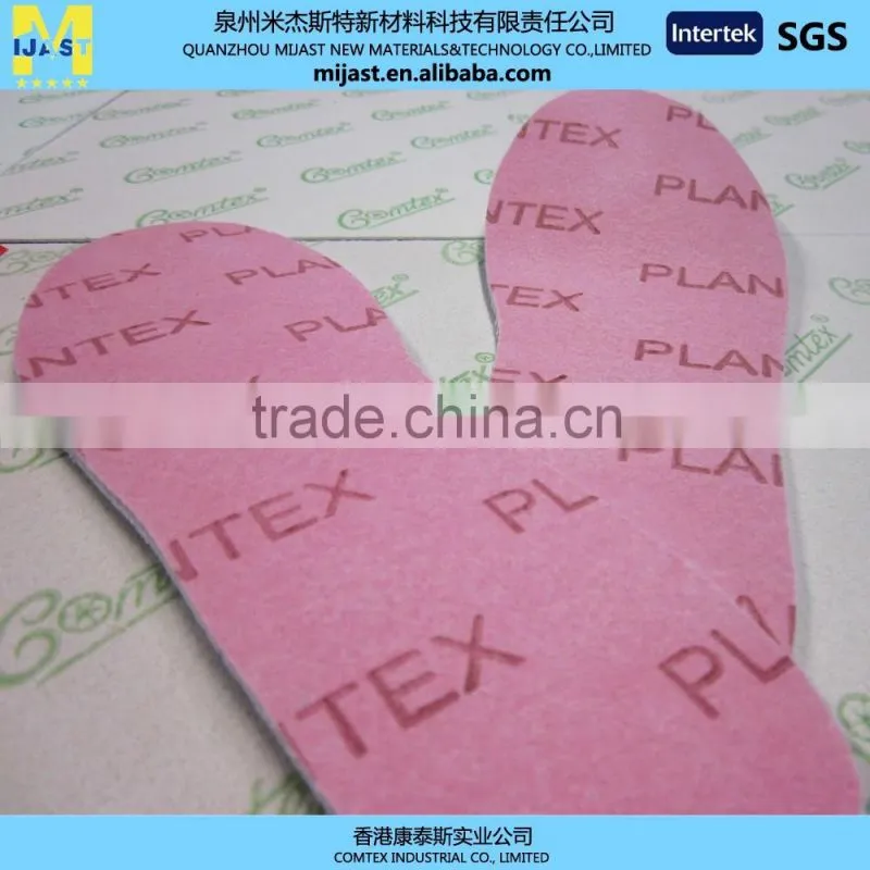 Cellulose insole board with EVA for Shoe insole material