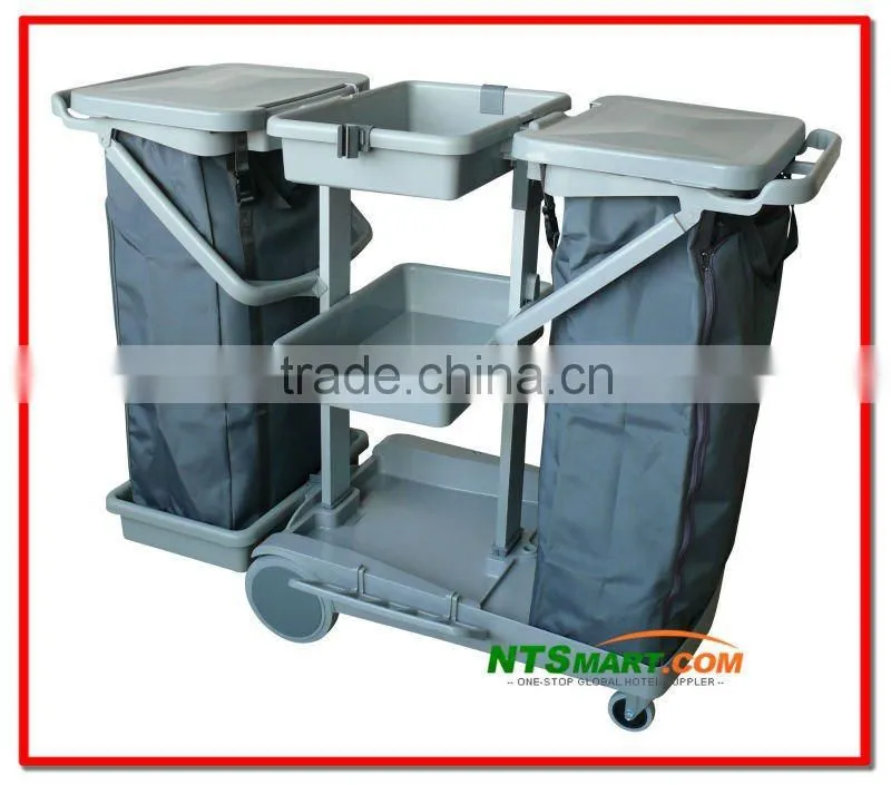 hotel cleaning trolley janitor cart