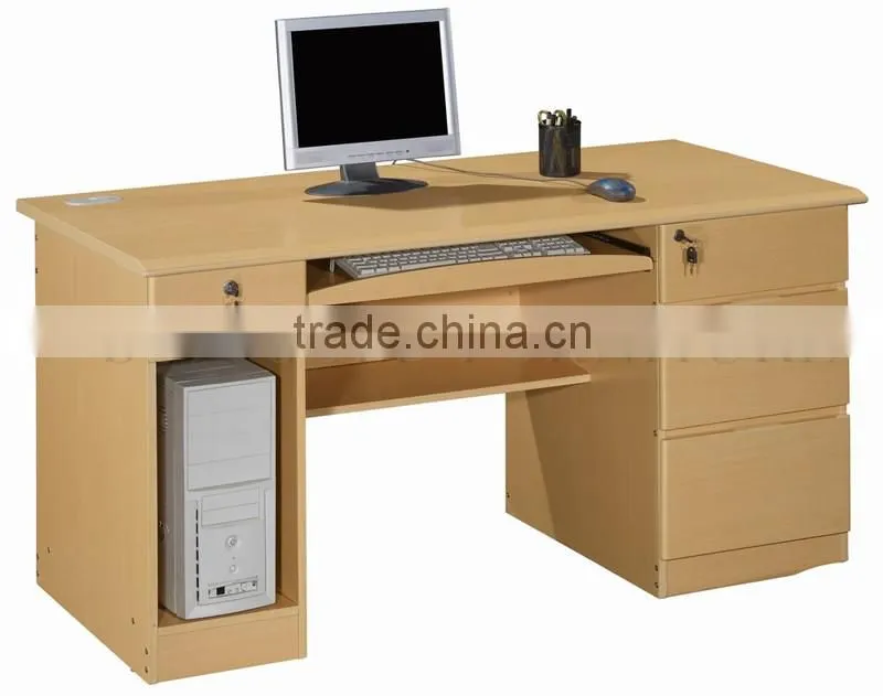 Modern furniture design corner computer desk with drawer locker (SZ-ODB352)