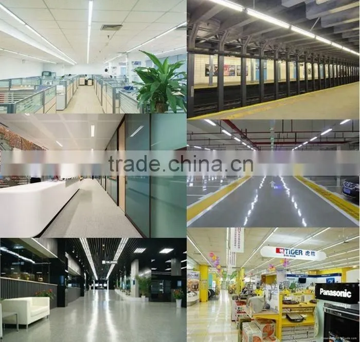 2016 hot sales led tube 2 rows led led tube lights high efficiency 22w 6500k