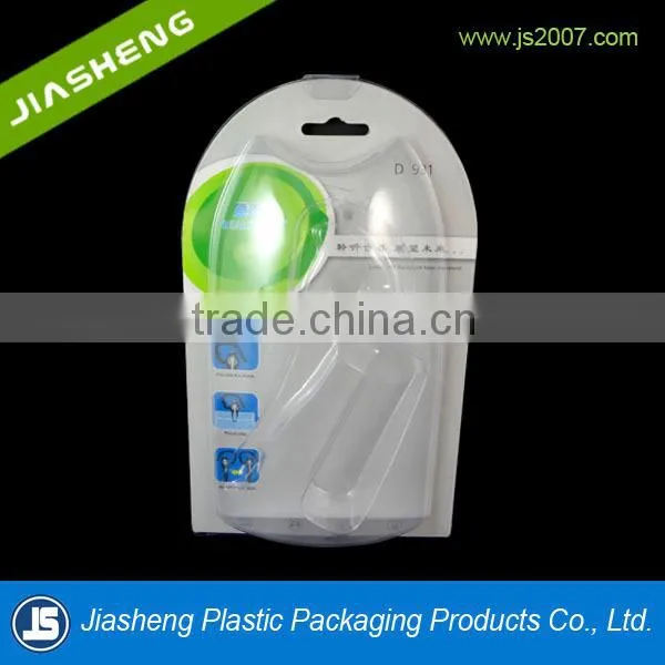 Transparent plastic clamshell package