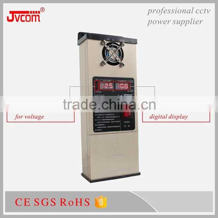 JVCOM SX-150W 12.5A CCTV intelligent digital display integrated Voltage can adjustable emergency power supply