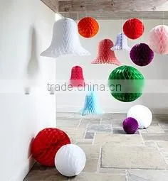 tissue paper pom pom flowers