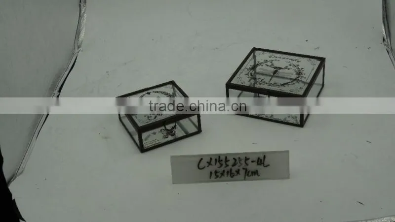 Factory made Glass Jewelry Boxes