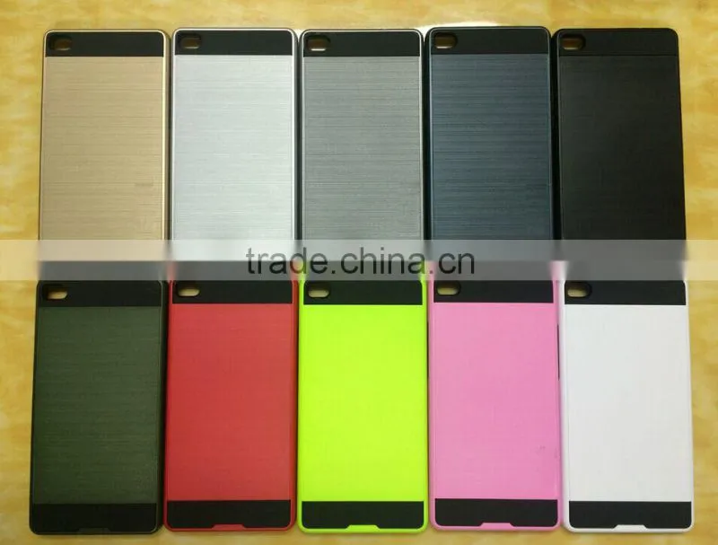 2015 unique pc tpu mobile phone case tpu back case cover for huawei p8