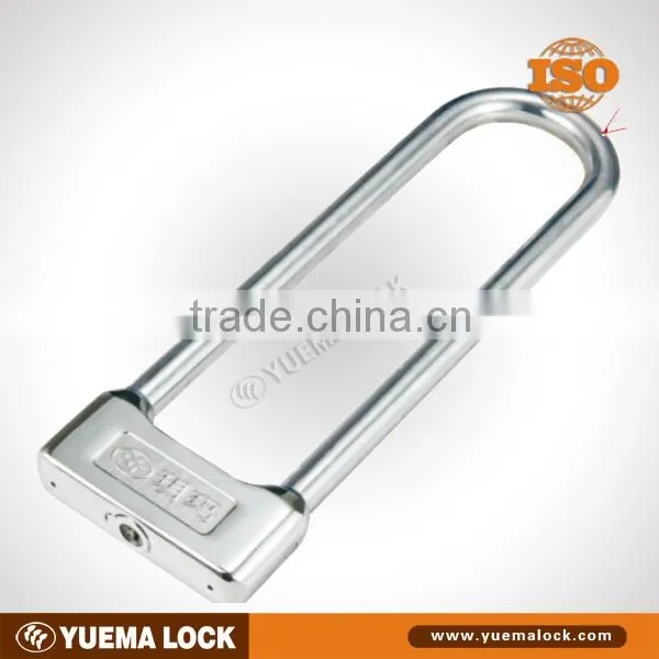 Motorbike Lock, double locking mechanism, hardened shackle, best security spinning cylinder