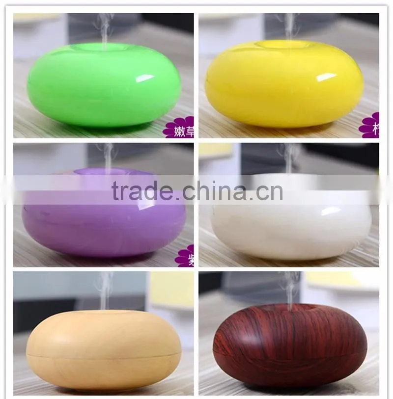 Wood grain cool mist ultrasonic oil diffuser with USB connector