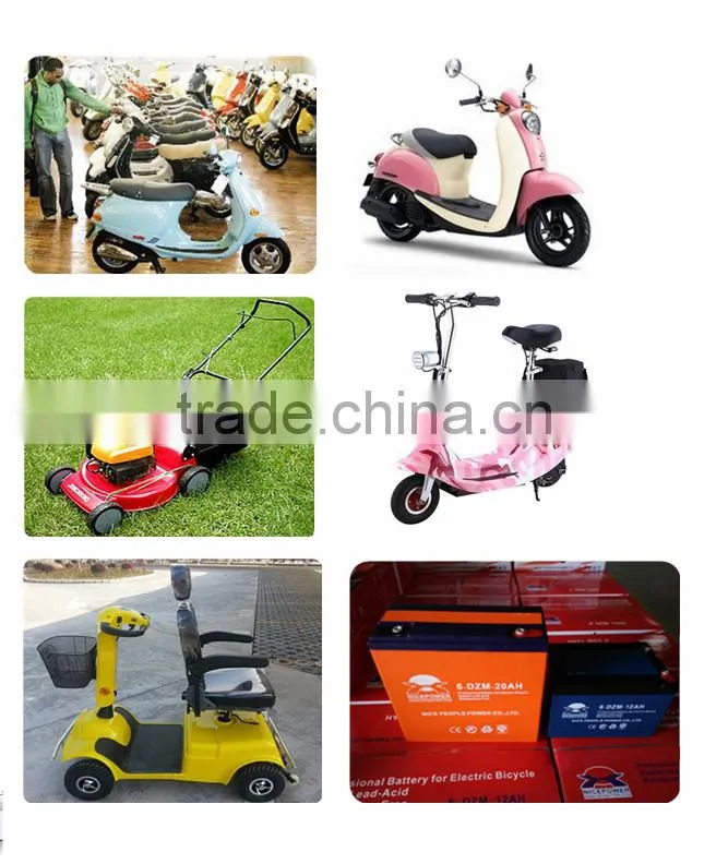 6-dzm-20 lead acid electric bike hidden battery 48v 12v 20ah