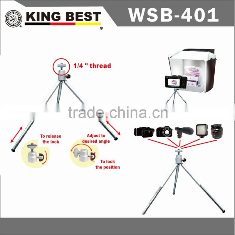 KINGBEST 40cmX40cm portable photo stuido / Mini Light Tent Portable Photo Box Set / Mini tripod /Light Tent Kit