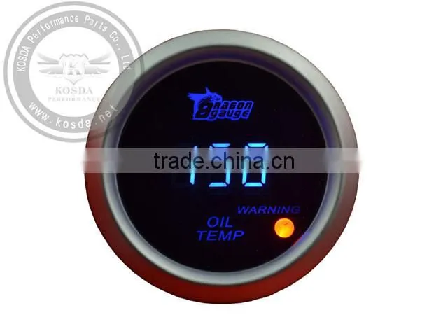 52mm racing boost gauge, 52mm guages digital gauge in white black light