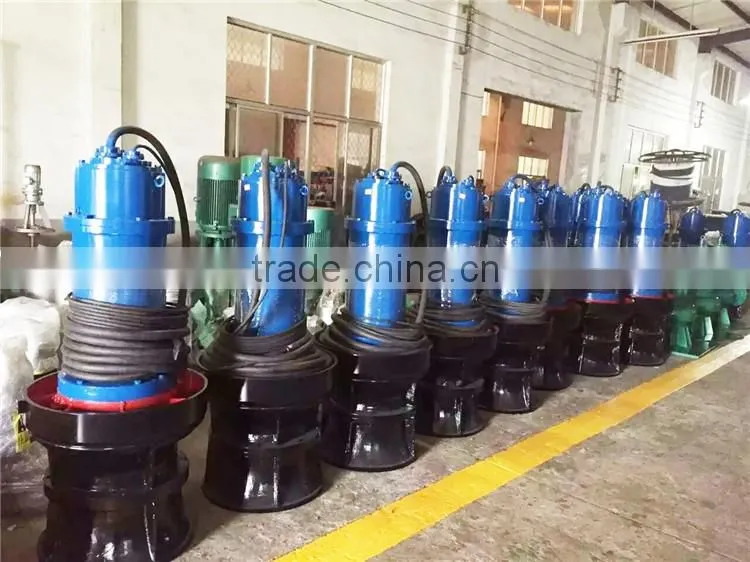 High pressure submersible water propeller pump pumping machine