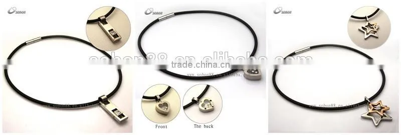 Meaningful handmade stone pendant necklace