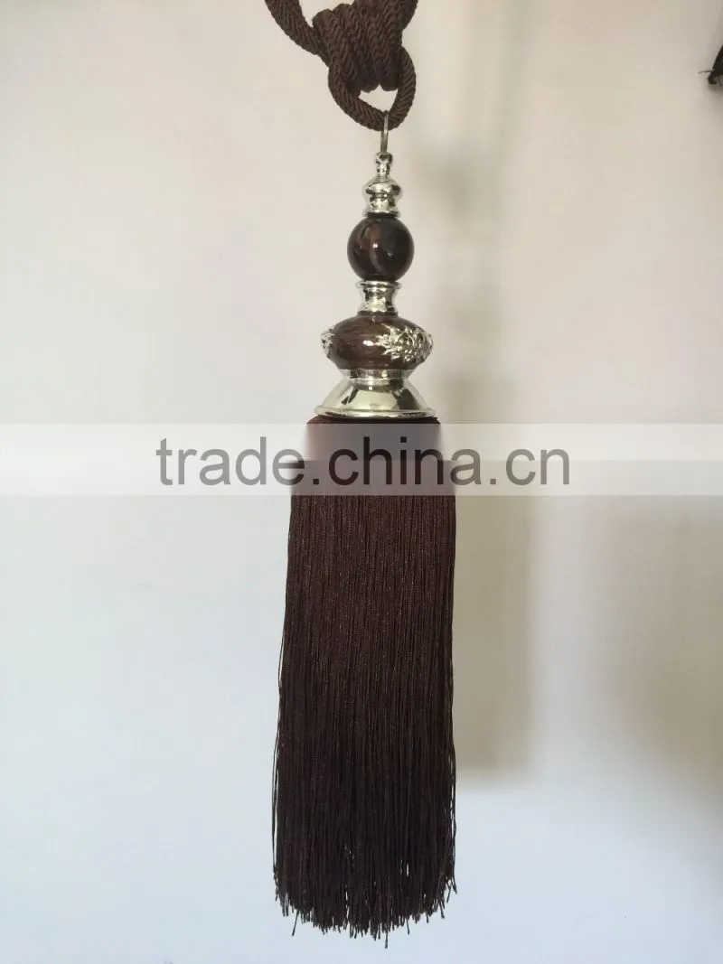 curtain fashion decorative cord tieback tassel