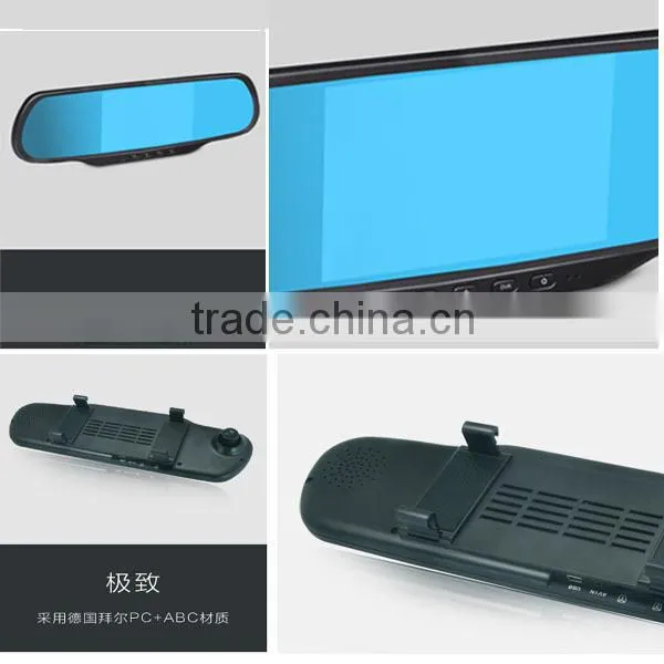 5 inch rearview mirror gps wireless camera dvr recorder wifi bluetooth