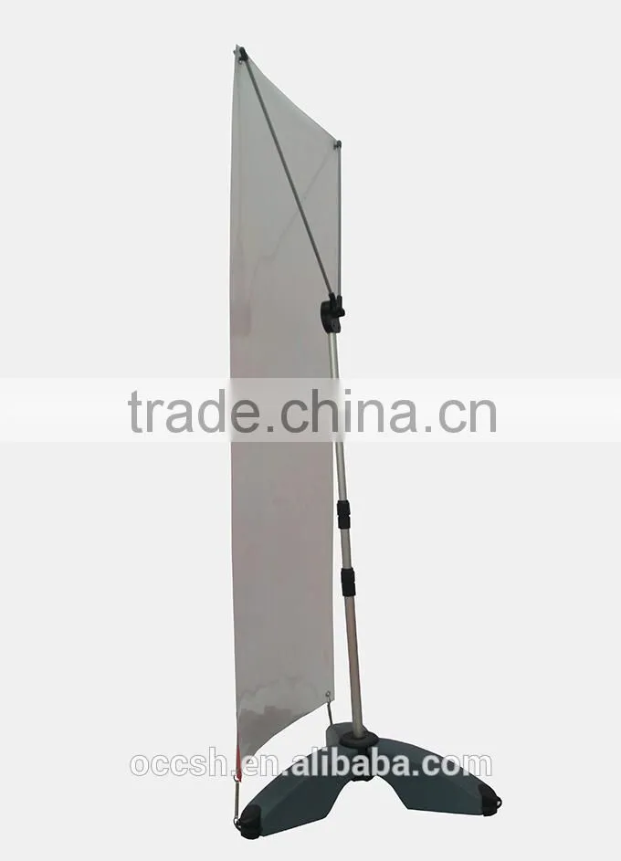 Y shape advertising banner with tripod