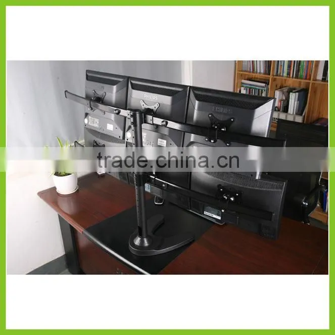 CURVE-H-STAND Desktop LCD Mount for Six Monitors