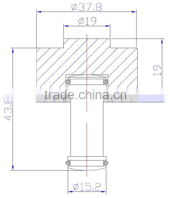 connect piece for shear beam load cell