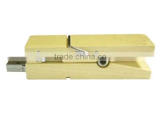 New&latest Design Wooden Peg USB Flash Drive