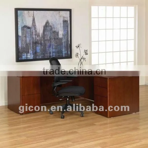 L shaped executive office desk modern KEN-TYP9MAH