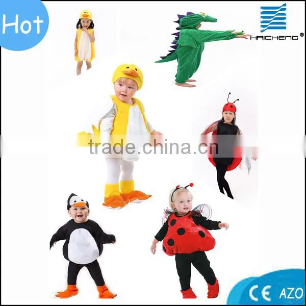 Halloween animal clothing panda child costume with hood