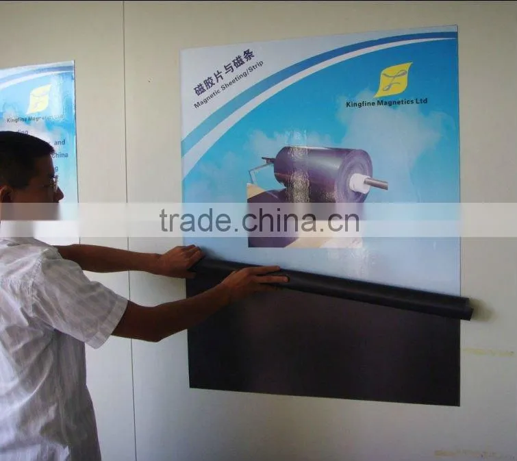 flexible rubber magnetic sheets with vinyl,uv,screen printers,digital printing substrates,glossy vinyl
