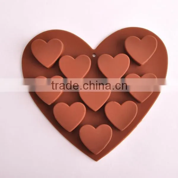 Novelty Heart Shape Silicone Molds