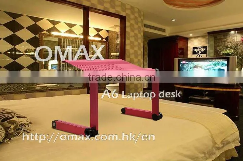 OMAX Foshan office furniture wholesale adjustable wooden computer laptop desk stand