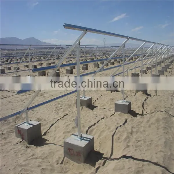 ground portable photovoltaic solar power system foundation poles