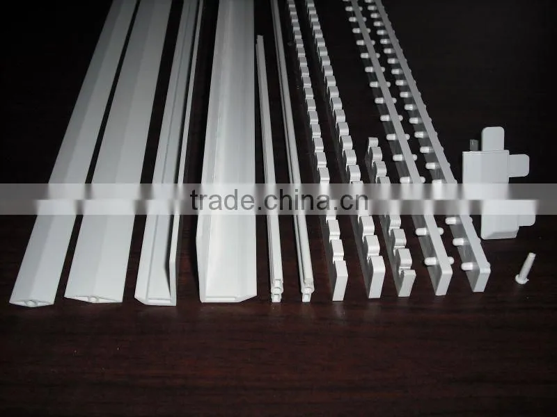 Plastic PVC PROFILE FOR HVAC AIR GRILLE