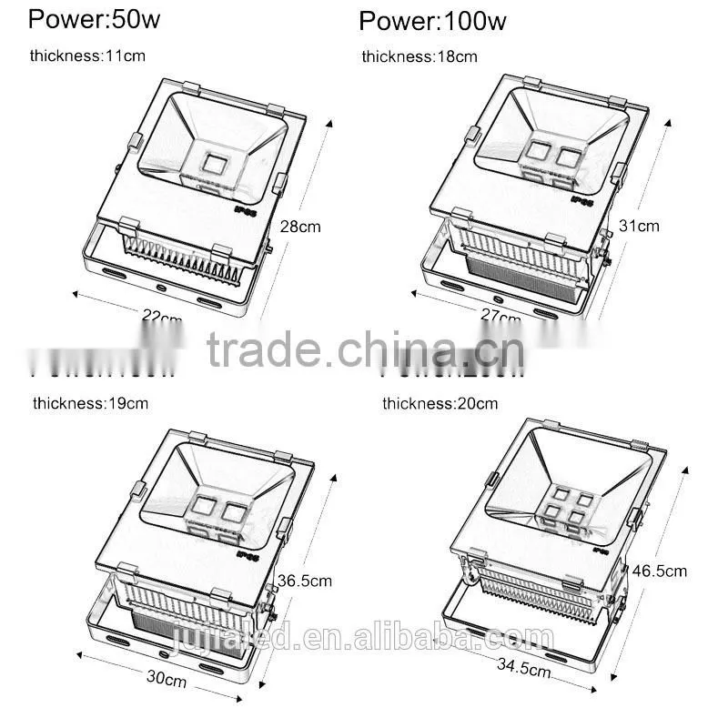 Outdoor 20W high power led projector light