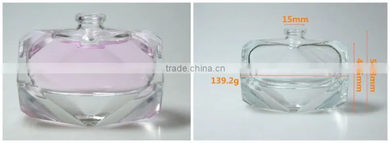 30ml Glass empty clear pump perfume bottles