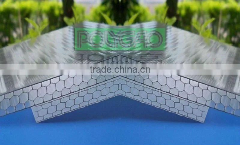 polycarbonate honeycomb sheet for roofing
