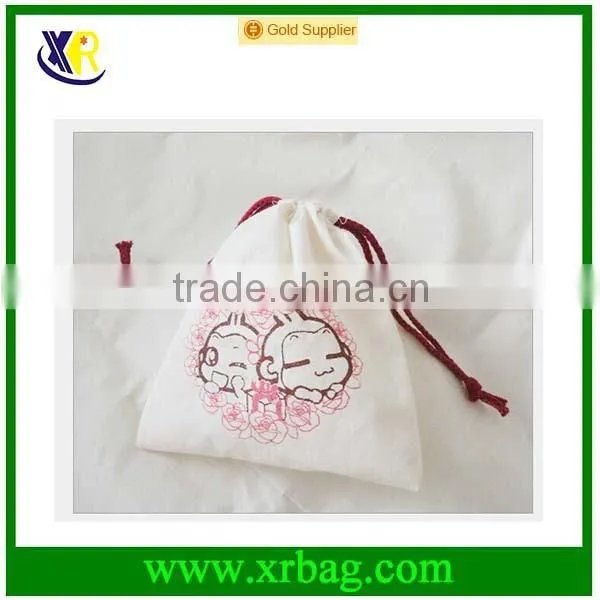 promotional New OEM Eco cotton drawstring gift bags