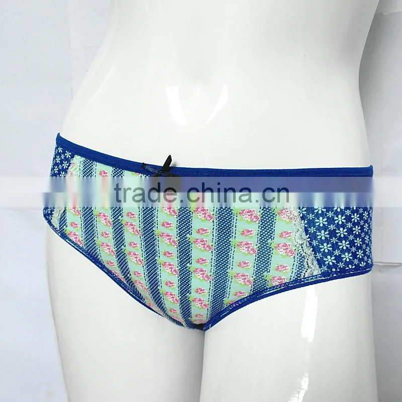 Latest comfortable cheap ladeis cotton panties