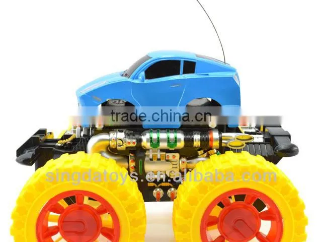 Hot sell 4 Channel with light and music rc big foot car