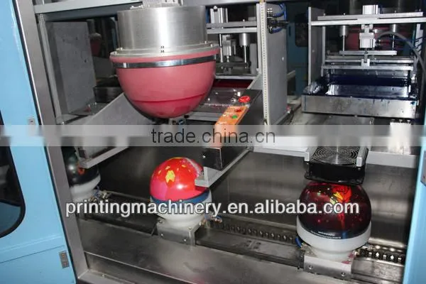 Tampo printing machine for PVC balls