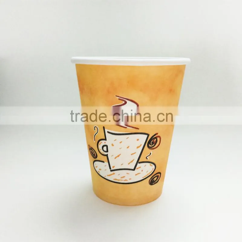 12oz single wall paper cup
