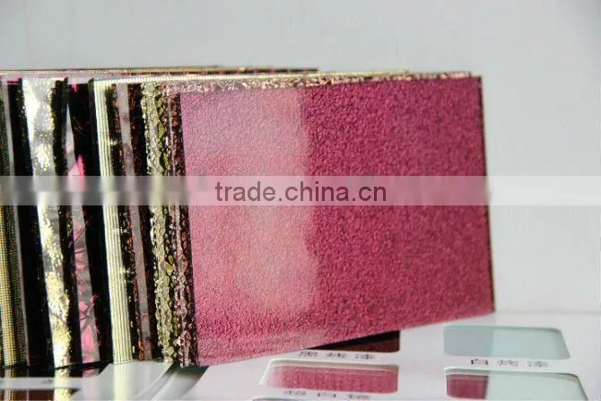 5MM Different color beautiful building glass