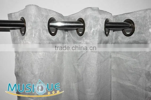 100% polyester voile sheer curtain