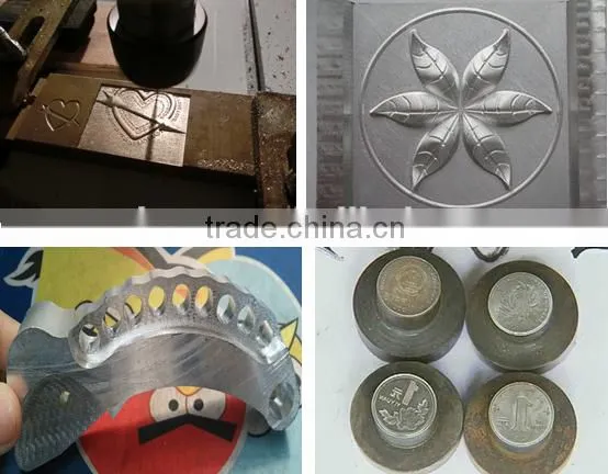 CNC milling machine for metal SKM-6013 double heads cooper metal engraving machine