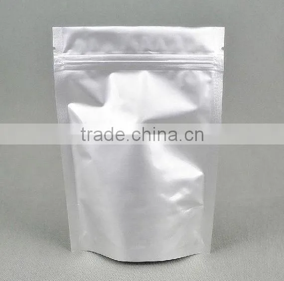 transparent zipper aluminum foil bags/resealable aluminum foil packaging bags