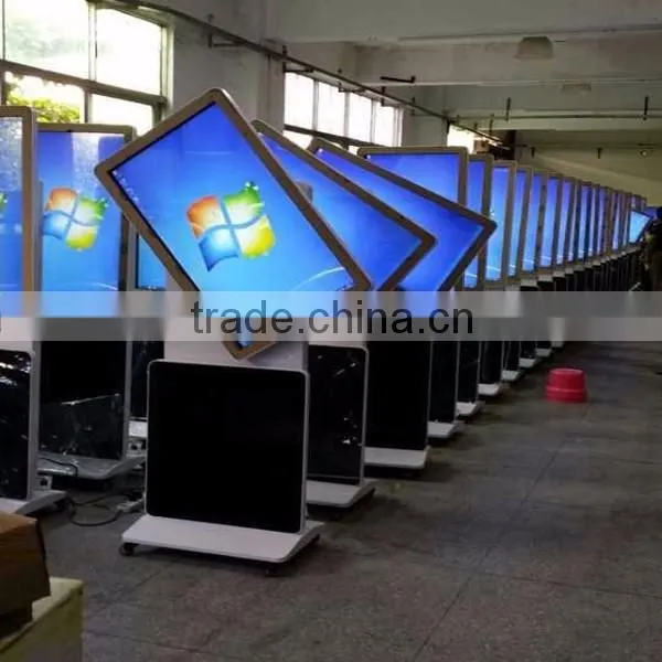 42 Inch Rotating advertising Kiosk Touch screen LCD Ad player