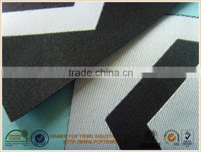 Simple geometric pattern big size clothing label tag
