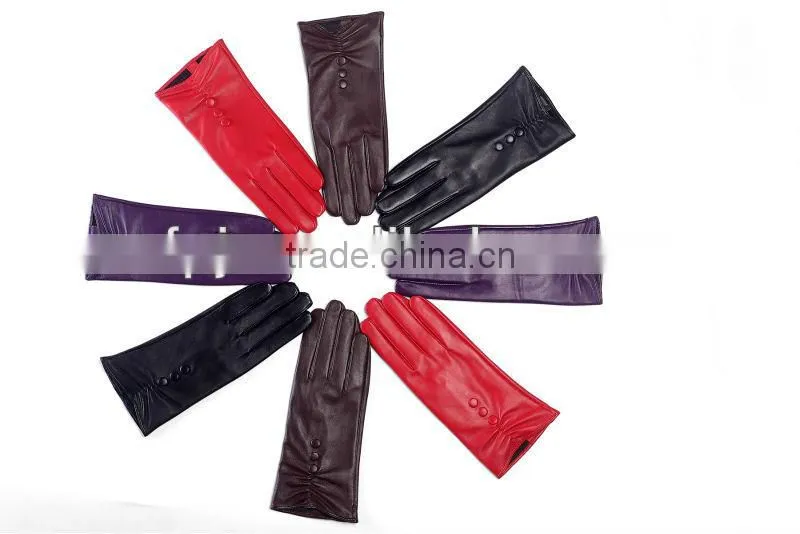 Hot Sale Genuine Leather Glove For Touch Screen