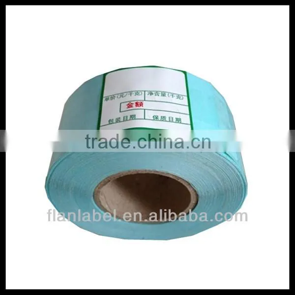 Blank thermal label with fast delivery