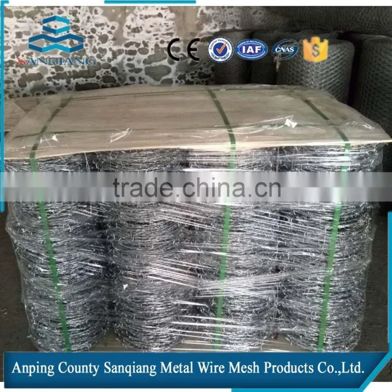 galvanized barb wire