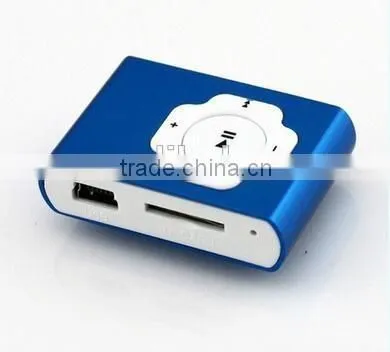 Cheap Price Mini Clip Mp3 Player With 2GB-32GB TF Card Mirco SD Card 8 Colors